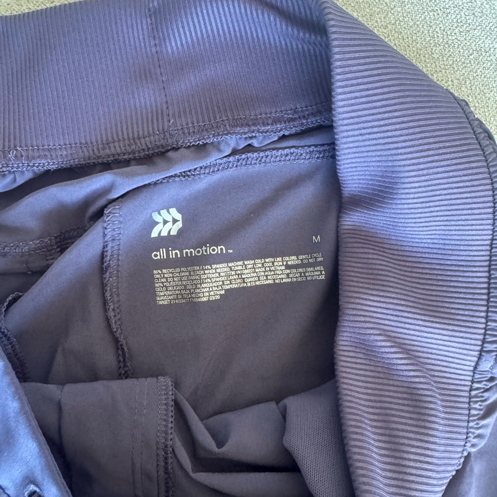 Purple Casual Cargo Jogger Pants - Picture 5 of 5